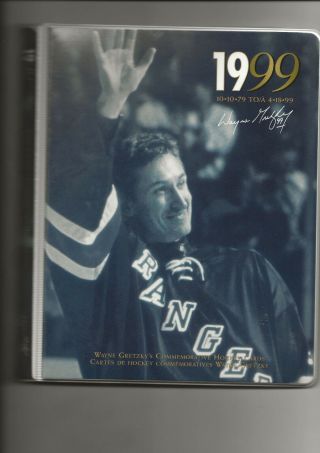 Ultra Rare Wayne Gretzky 1999 Upper Deck Mcdonalds Commemorative Set Complete