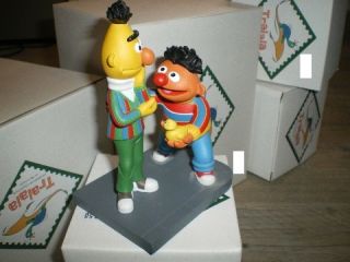 Extremely Rare Sesame Street Bert And Ernie Leblon Delienne Figurine Statue