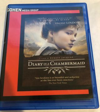Diary Of A Chambermaid [blu - Ray] Rare Cohen Media French W/ English Subtitles