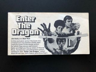 1970 Enter The Dragon/bruce Lee Promotional Flip Book - Rare,  Ex,  /nm
