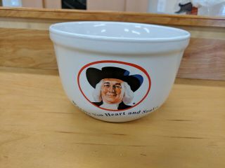 Quaker Oats Ceramic Bowl 1999 Vintage Cereal Dish Warms Your Heart And Soul Rare