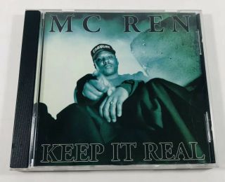 Keep It Real By Mc Ren (cd Single 1996) Ruthless Records Rare V2