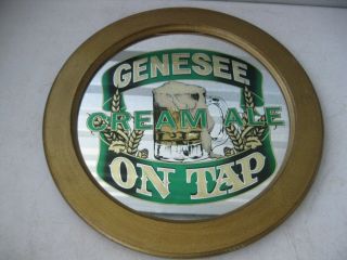Rare Genesee Cream Ale Beer On Tap Bar Mirror Sign