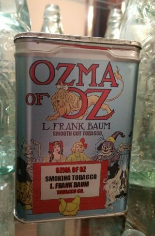 Rare Ozma Of Oz Frank Baum Collectible Tobacco Tin