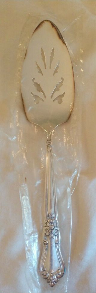 Wm A.  Rogers Oneida Ltd,  Valley Rose,  Pie Or Cake Server Silverplated