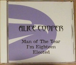 Alice Cooper Man Of The Year Very Rare Promo Cd I 