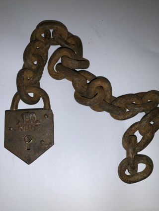 Antique Lock Miller Company.  C.  1920 