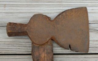 Antique Plumb Anchor Brand Logo Carpenters Axe Hatchet w/ Wooden Handle 3