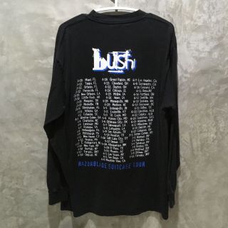 Rare Vintage 90s Bush T Shirt Rock Grunge Alternative Band Concert Tour Size L 2