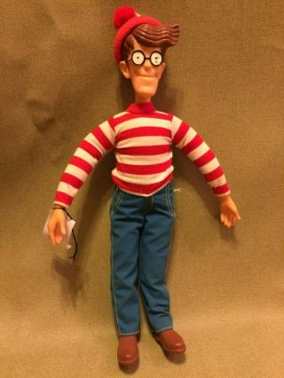 Vintage Mattel 1991 Where’s Waldo 18 " Plush & Plastic Doll