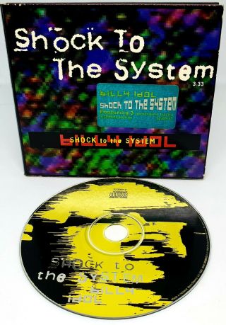 Billy Idol - Shock To The System - Rare Australian Cd Single