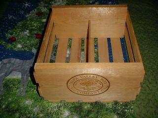 Rare 54 Cd Round Logo Napa Valley Box Co Vintage Wood Crate Storeage Box