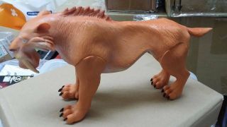 Rare Retired Ice Age Diego Saber Toothed Cat Smilodon Pvc Action Figure 20cm