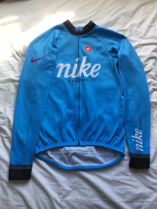 Rare Castelli & Nike Long Sleeve Jersey / Jacket Mens Xl