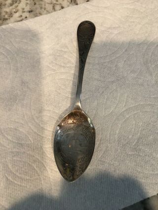 Vintage Sterling Souvenir Spoon: Castle Rock Golden,  Colorado