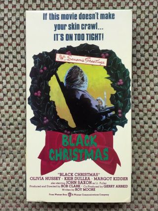 Black Christmas Vhs Horror Bob Clark Margot Kidder 1975 Rare Great Shape