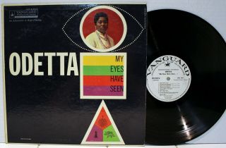 Rare Folk Lp - Odetta - My Eyes Have Seen - Vanguard Vrs 9059 - Promo / Wlp