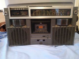 Jvc Boombox Rc - 727 Jw Stereo Radio Cassette Recorder Rare