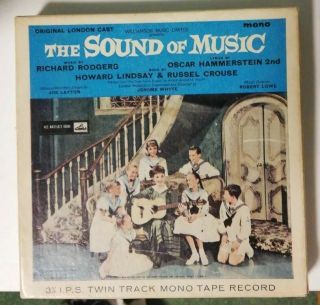 The Sound Of Music Reel To Reel Twin Track Mono Tape Record - Rare