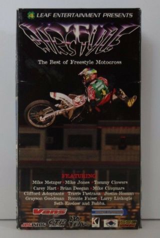 Air Style The Best Of Freestyle Motocross Rare & Oop 4 Leaf Entertainment Vhs
