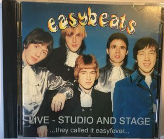 The Easybeats Live - Studio And Stage Rare Oop Australian Import Raven Records