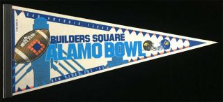 Rare 1993 1st Year Alamo Bowl Pennant Uc Berkeley Cal Bears V Iowa Hawkeyes Ncaa