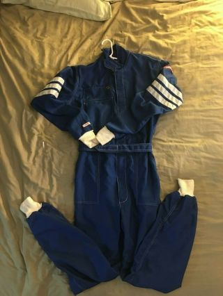 Vintage Made In Usa Simpson Driving Jumpsuit Size Large Rare Large