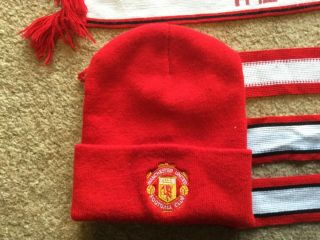 Man Utd Football Club ‘woollen’ Hat One Medium - Large 1 Listed On Ebay Rare