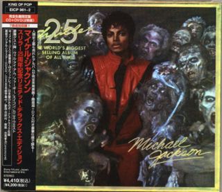Michael Jackson Thriller 25th Deluxe Edition Japan Cd,  Dvd W/black Obi Rare