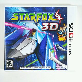 Star Fox 64 3d For Nintendo 3ds Console N3ds Rare Collectible Original3ds Title
