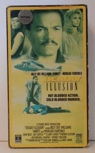Deadly Illusion Rare & Oop Action Movie Rca Columbia Pictures Video Vhs