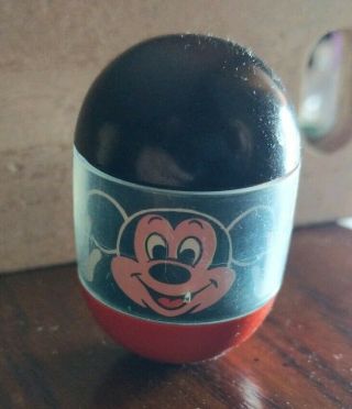 Very Rare Vintage Hasbro Tumblin Weebles Walt Disney Mickey Mouse Tumbling