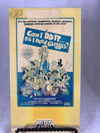 Can I Do It Til I Need Glasses? (1982) Media Entertainment Vhs - Rare Sex Comedy