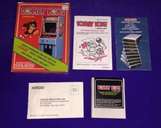 (rb74) Rare Collectible Classic Vintage Atari 2600 Donkey Kong By Nintendo