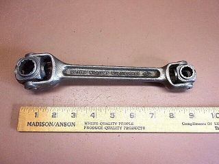 Antique Rare J.  H.  Williams Multi Socket Wrench No.  1999 8 Sizes Collectible