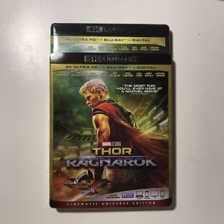 Thor Ragnarok 4k/blu - Ray With Rare Slipcover,  No Digital Code