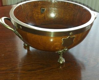 Antique / Vintage Wooden Fruit Bowl.