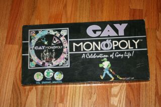 Gay Monopoly Parker Sisters A Celebration Of Gay Life 1983 Vintage Rare Lgbt