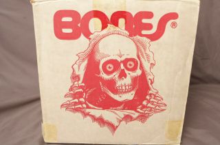 Vtg Bones Wheels Ripper Box Skateboards Skate Powell Peralta steve caballero 80s 3