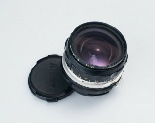 Nikon Nikkor H.  C Auto 28mm F/3.  5 Ai Converted Wide Angle Lens Rare To See