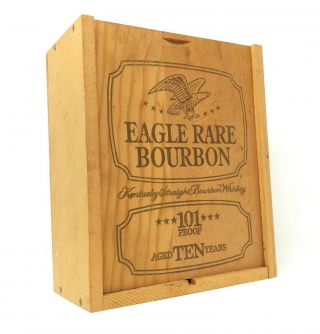 Wood Eagle Rare Bourbon Box Kentucky Whiskey Advertising Bar Decor Buffalo Trace