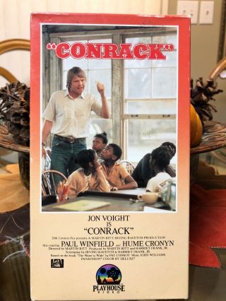 Conrack Action Vhs Tape Rare Oop Horror Jon Voight