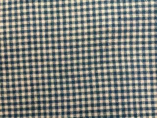 Back In Time Textiles Antique 1880 Blue Homespun Fabric