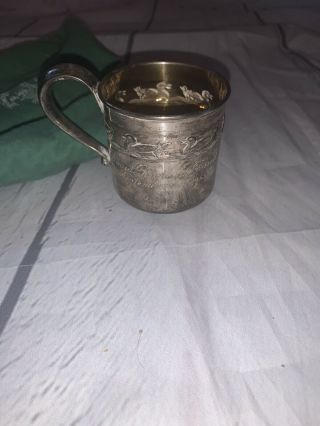 Reed & Barton Sterling Silver Baby Cup Vintage 1955