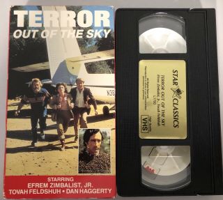 Terror Out Of The Sky Vhs.  Horror.  Sci - Fi.  Rare.  Sequel To The Savage Bees.