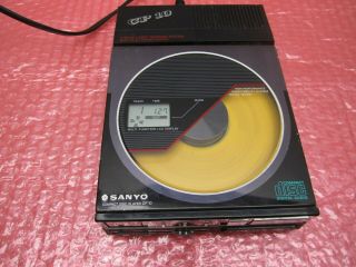 Rare Sanyo Cp - 10 Portable Cd Compact Disc Player Cp10 W/ Sirmixalot