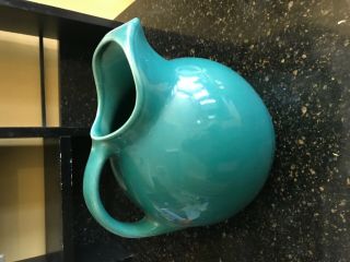 Fiestaware rare turquoise pitcher 3