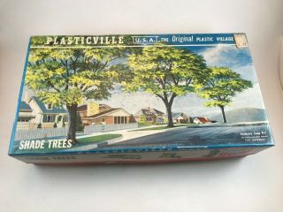 Vintage Plasticville Shade Trees Kit 2614 - 100 O Scale,  Box,  Rare