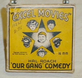 Vtg Rare 1924 Hal Roach Our Gang Donkey Delivery 1018 16 Mm Film Excel Cartoon