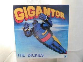 The Dickies.  Gigantor.  Yellow Vinyl - Black & White Rear Sleeve,  Rare